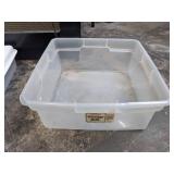 Under bed storage tote & (2) totes no lid