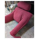 Backrest pillow w/head rest