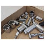 Various sockets & scissors