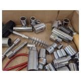Various sockets & scissors