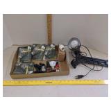 Light bulbs, head light & adjustable lamp