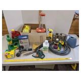Large lot of garden supplies