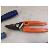 Pipe cutters, hook, metal shears