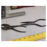 Pliers, adjustable wrench & viper grip pliers