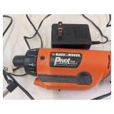 Black & Decker pivot plus drill & electric stapler