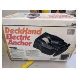 Deck hand electric anchor