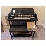 Conn Organ W/ Bench & Sheet Music