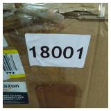 Roku Black Plastic Long Take Out Sushi Container - with Clear Lid - 9 3/4" x 4 3/4" x 2" - 100 count box