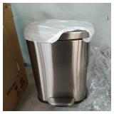MINI STEP TRASH CAN, STAINLESS STEEL