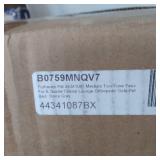 FURHAVEN PET MEDUIM TWO TINE FAUX FUR & SUEDE CHAISE LOUNGE ORTHOPEDIC SOFA PET BED - STONE GRAY, 44341087