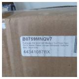 FURHAVEN PET MEDUIM TWO TINE FAUX FUR & SUEDE CHAISE LOUNGE ORTHOPEDIC SOFA PET BED - STONE GRAY, 44341087