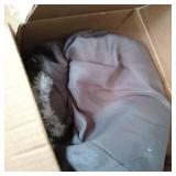 FURHAVEN PET MEDUIM TWO TINE FAUX FUR & SUEDE CHAISE LOUNGE ORTHOPEDIC SOFA PET BED - STONE GRAY, 44341087