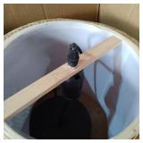 HAND WOVEN HANGING LIGHT