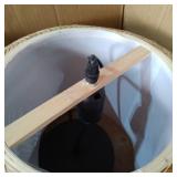 HAND WOVEN HANGING LIGHT