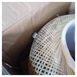 HAND WOVEN HANGING LIGHT