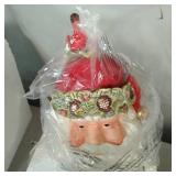 AMAZON CHRISTMAS SANTA COOKIE JAR