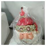 AMAZON CHRISTMAS SANTA COOKIE JAR