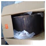 Alpine Corporation 40" Three Tier Pump Outdoor Fountain Decor, Brown