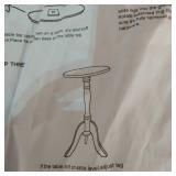 ROUND SIDE TABLE - WHITE