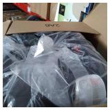 SOLANA 2 PACK , PACK OF 2 BELT POSITIONING BACKLESS BOOSTER SEATS , 40- 120LBS - BLACK