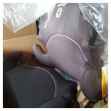 SOLANA 2 PACK , PACK OF 2 BELT POSITIONING BACKLESS BOOSTER SEATS , 40- 120LBS - BLACK