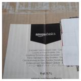 AMAZON BASICS ENAMELED CAST IRON DUTCH 6QT OVEN- GREY