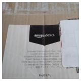 AMAZON BASICS ENAMELED CAST IRON DUTCH 6QT OVEN- GREY