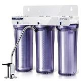 ispring us31 3-stage under sink high capacity tankless drinking water filtration system-includes sediment 2x cto carbon block filters (newest version)