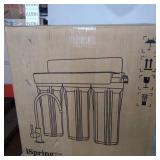 ispring us31 3-stage under sink high capacity tankless drinking water filtration system-includes sediment 2x cto carbon block filters (newest version)