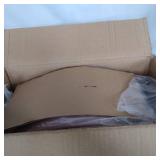 ORNAVO HOME MODERN ROUND VELBET OTTOMAN COFFEE TABLE- BLUSH, 15X18