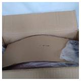 ORNAVO HOME MODERN ROUND VELBET OTTOMAN COFFEE TABLE- BLUSH, 15X18