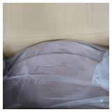 ORNAVO HOME MODERN ROUND VELBET OTTOMAN COFFEE TABLE- BLUSH, 15X18