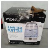 TRIBEST RAW TEA KETTLE RAPID HEAT GKASS ELECTRIC KETTLE