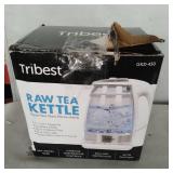 TRIBEST RAW TEA KETTLE RAPID HEAT GKASS ELECTRIC KETTLE