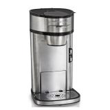 Hamilton Beach - Single Serve Coffee Maker - Stainless