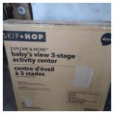 SKIP HOP EXPLORE & MORE BABYS VIEW 3 STAGE ACTIVITY CENTER 4M+
