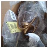 DECO 79 BROWN METAL FARMHOUSE WALL SCONCES 24X6X8IN (2)