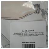 AMAZON BOTTLES AND PLANTS FARM WOOD TEXTURED FESIGN GRAY FARMHOUSE RUSTIC OVERSIZED FRAMED WALL ART