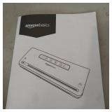 AMAZON BASICS VACCUM SEAL SYSTEM