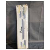 MELANNCO SET OF 3 WOOD SHELVES GREY FINISH