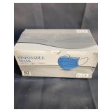 DISPOSABLE MASK 50 PIECES THREE LAYER BLUE MASKS