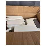 Delta Children PerfectSize 3-in-1 Convertible Sink, Step Stool and Bath Toy for Kids, White/Grey