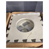 SUPER JARE BABY PLAY MAT WITH FENCE BEIGE-GREY