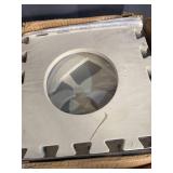 SUPER JARE BABY PLAY MAT WITH FENCE BEIGE-GREY