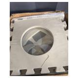 SUPER JARE BABY PLAY MAT WITH FENCE BEIGE-GREY