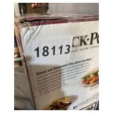 Crock-Pot 6 Quart Programmable Cook & Carry Slow Cooker with Digital Timer, Stainless Steel