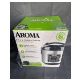 Aroma 8-Cup Programmable Rice & Grain Cooker, Steamer