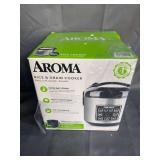 Aroma 8-Cup Programmable Rice & Grain Cooker, Steamer