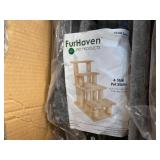 FURHAVEN 4 - STEP STEADY PAWS PET STAIRS IN GRAY