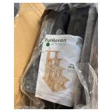 FURHAVEN 4 - STEP STEADY PAWS PET STAIRS IN GRAY